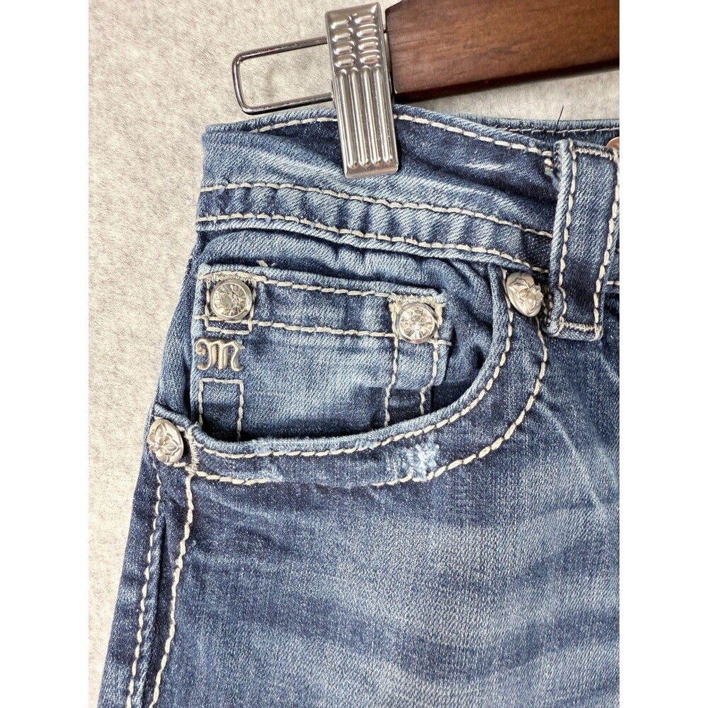 MISS ME Womens Jeans Size 30 (Fits 31 x 30)  Signature Skinny Cross Bling - Picture 8 of 15